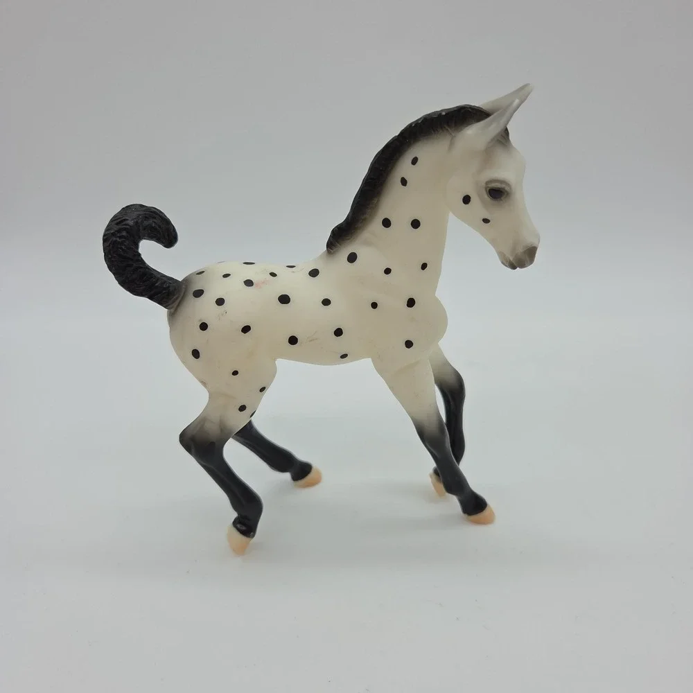 Colorful Foals Set Leopard & Dun #683 Breyer Classic / Freedom Appaloosa Mesteno